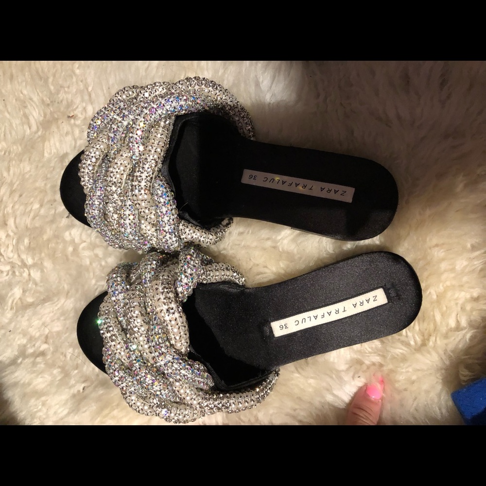 Zara jeweled sandals
